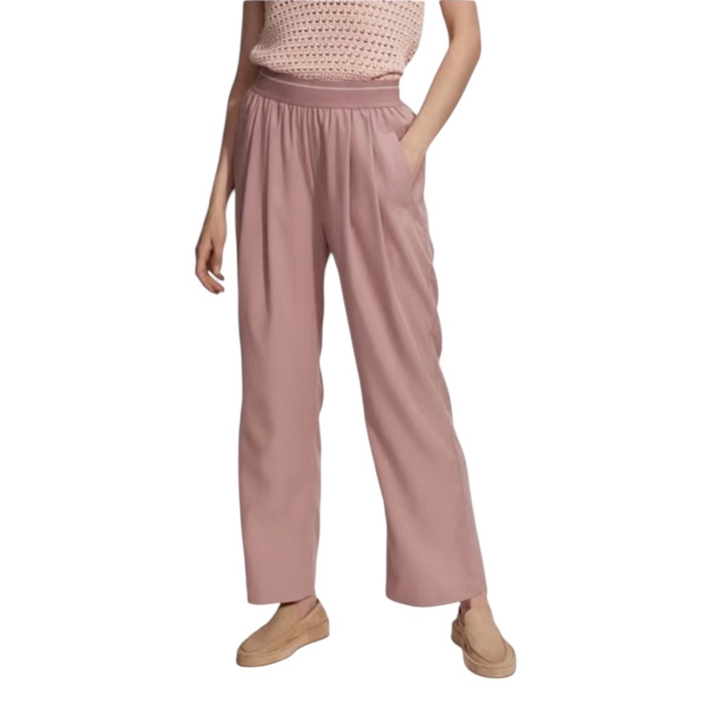 Varley Wide Leg Pants in Dusty Rose
